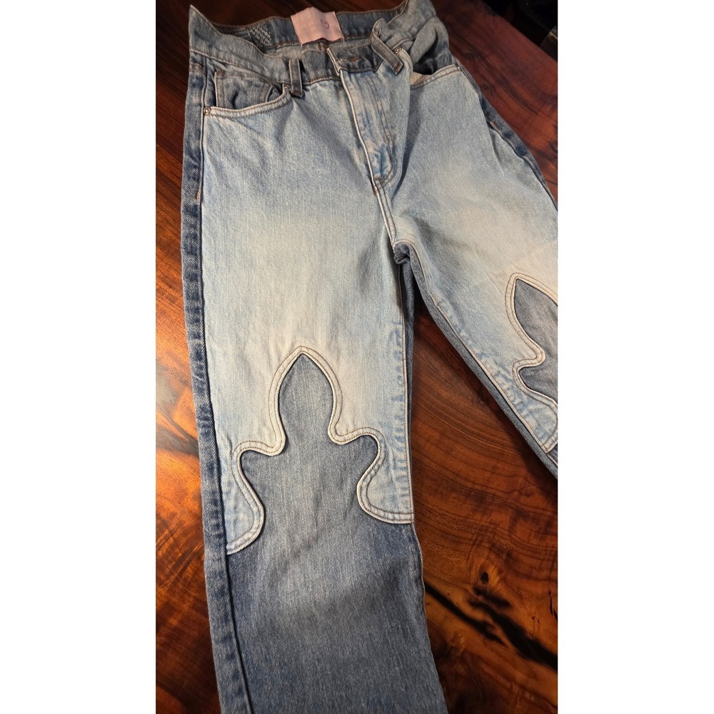 TWO TONED WESTERN FESTIVAL BOHEMIAN STREETFASHION Y2K RAVER GIRL PARTY